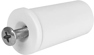 Rolluik stopnokken 24 x 39 mm - set van 4 - wit