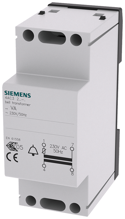 Siemens 4AC32140 Beltransformator 8 V, 12 V, 24 V 2 A