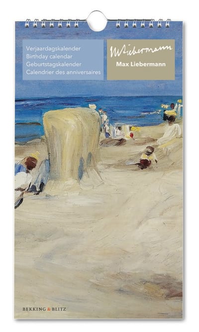 Bekking & Blitz – Verjaardagskalender – Kunstkalender – Museumkalender – Strandgezichten – Strandtaferelen - Max Liebermann