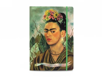 Lanzfeld Frida Kahlo - Kunst Notitieboek A5 - Gelinieerd - Self Portrait Dr Eloesser - 80 Pagina's - Softcover
