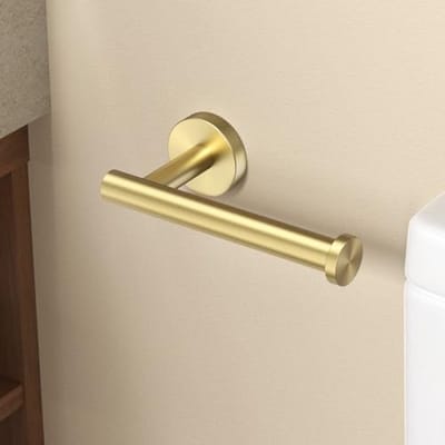 Wc-rolhouder roestvrij staal SUS304 geborsteld goud voor wandmontage, A2175S12-BZ