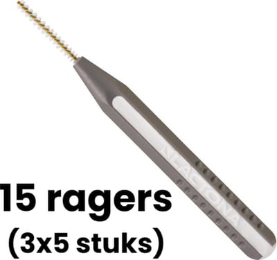 Lactona Easygrip Ragers Recht-XXX-Small - 2mm - Grijs - 3 x 5 stuks - Voordeelverpakking