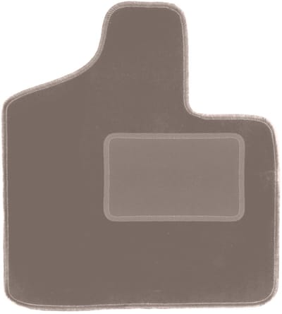 Beige bestuurdersmat voor: Dodge Caravan / Grand Caravan III 7 personen (2001-2007)