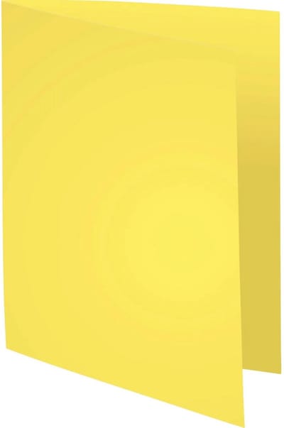 Exacompta 10x FOREVER 170 - Pak van 50 dossiermappen 170g/m2- 24x32cm voor A4. - Geel - 420205E