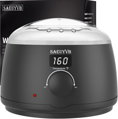 Digitale Wax Warmer - Harsverwarmer Apparaat - Ontharen Thuis - Instelbare Temperatuur - 16oz Pot - Zwart