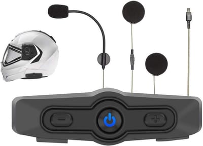 Draadloze Binaurale Motorhelm Headset voor Telefoon en GPS