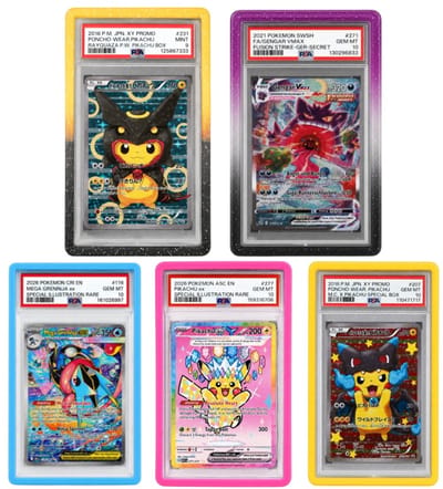5 Stuks PSA Slab Guards - Slab Protector - TCG Beschermhoes Bumper - PSA Graded Kaarten - Geschikt voor Pokemon - Gradient Bumpers - PSA Slab Guard - Slab Bumper - Trading Card Games