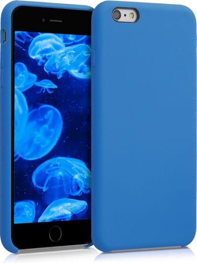 kwmobile telefoonhoesje geschikt voor Apple iPhone 6 Plus / 6S Plus - Hoesje met siliconen coating - Smartphone case in zeebries