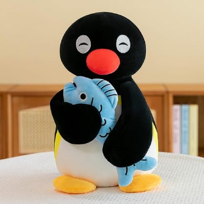 Pingu Knuffel Speelgoed Pop Schattig Anime Figuur Bureau Decoraties Verzameling Knuffelpop Speelgoed Figuurtje Ontworpen Voor Kind Verjaardagscadeau 30CM