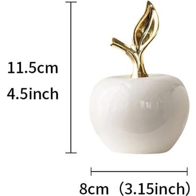 Kerstcadeau Keramische Appelsieraden Moderne Eenvoudige Europese Scandinavische Stijl Huis Creatieve Woonkamer Ambachten