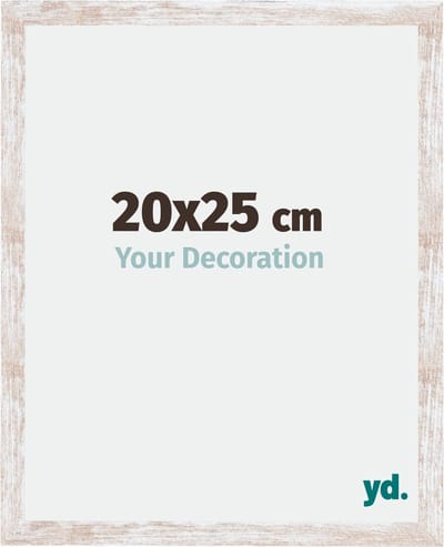 Your Decoration - Fotolijst 20x25 cm - MDF - White Wash - Catania