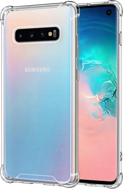 Schokbestendig Transparant Hoesje Geschikt voor Samsung Galaxy S10 Hoesje