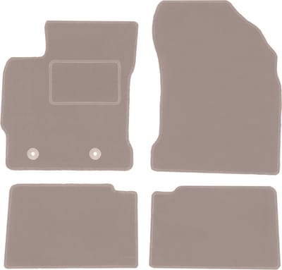 Beige veloursmatten voor: Toyota Auris II hatchback, stationwagen (2012-2018)