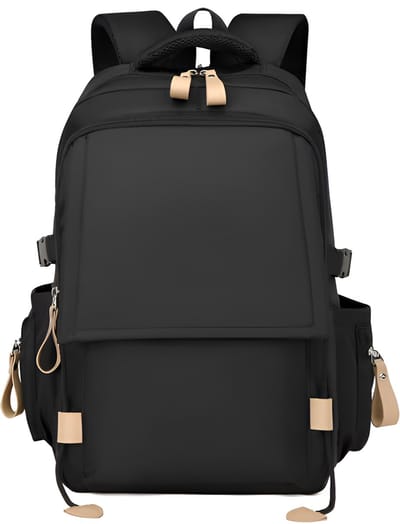 CarryQuest® - Laptoptas - Reis Rugzak - Studentenrugzak - Ruime Capaciteit 20-35L + Slimme Compartimenten - Duurzaam Nylon - Zwart