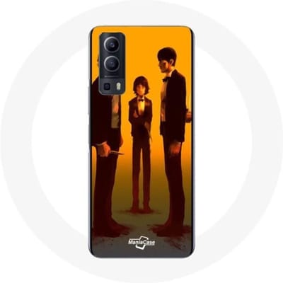 Coque Vivo Y72 Squid Game Seong Gi hun Cho Sang woo en Kang Sae Byeok Aflevering 9