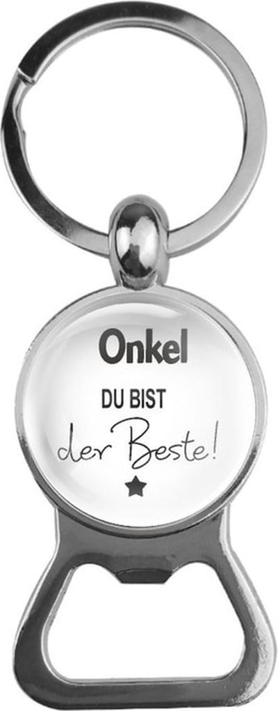 Bieropener Glas - Onkel Du Bist Der Beste