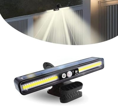 Buitenverlichting met Beweging Sensor - 36 LED Zonne lamp - Waterdicht en Dimbaar voor Tuin, Camping en Hal