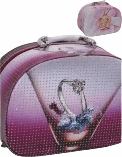 Beautycase - Met Spiegel - 3-in-1 - Cosmetica Organizer - Roze