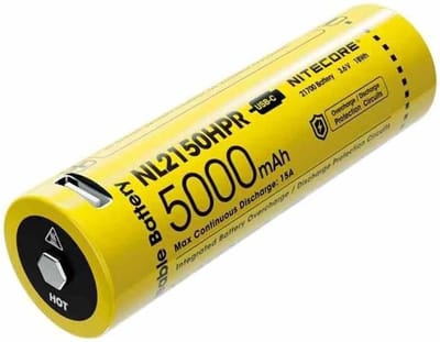 Oplaadbare Batterij - Energiebron - Apparaten Voeden - Hoge Capaciteit - 76 mm - Geel
