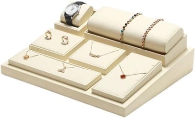 Sieradenstandaard - Juweliersdisplay Rekje - Sieraden Presenteren - Zachte Fluweel Afwerking - N.v.t. - Zwart