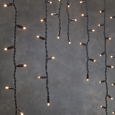 Luca Lighting - Connect 24 icicle warm wit 49 led flashing extra - l300xh40cm - Woonaccessoires en seizoensgebondendecoratie  (Europese stekker )