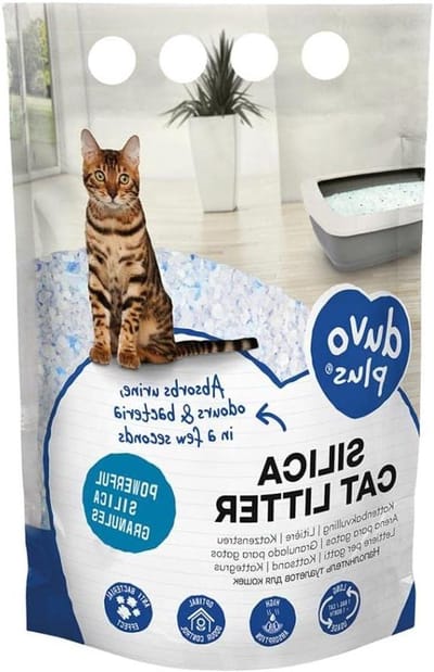 Kattenbakvulling Silica - Kiezels Kattenbak - Hygiënisch Huis - Geurabsorberend - 2.24 Kilogram - Niet gespecificeerd