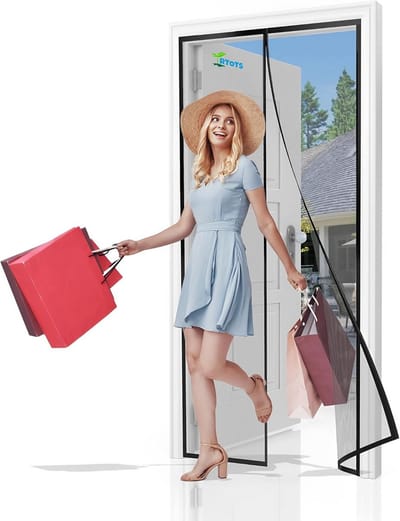 Magnetische Deurhor 120 x 255 cm – Duurzaam en Winddicht met Handsfree Toegang