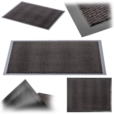 KADAX Antislip vuilvangmat, deurmat voor binnen en buiten, deurmat voor entrees en huisdeuren (antraciet, 40 x 60 cm)