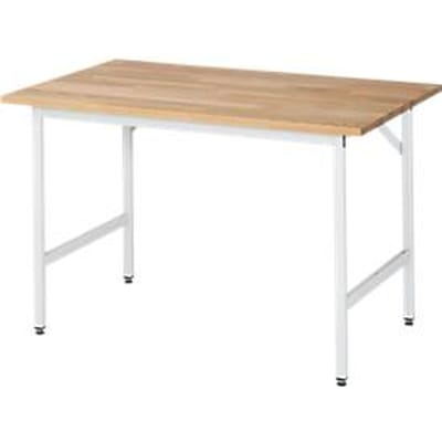 RAU werktafel, beuken blad, 1250 x 1000 x 800-850 mm