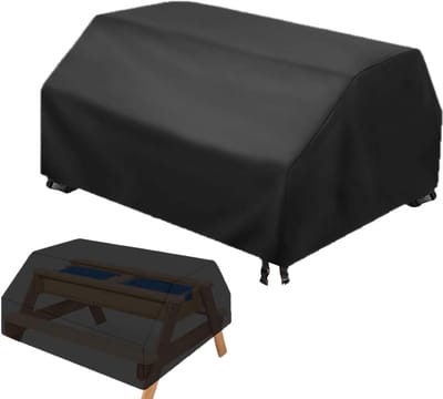 Kinder Zandbakhoes - Buiten Speeltafel Deksel - Wind En Stofbescherming - Scheurwerend Materiaal - 102x532 cm - Enkele Kleur