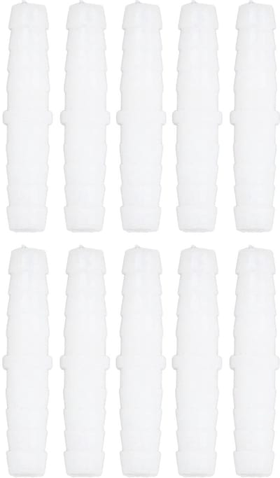 Dailygoods- Slangkoppeling 6-6 mm Recht - 10 Stuks - PE Materiaal - Duurzaam - Veilig - Geschikt voor Diverse Toepassingen - Slangfitting