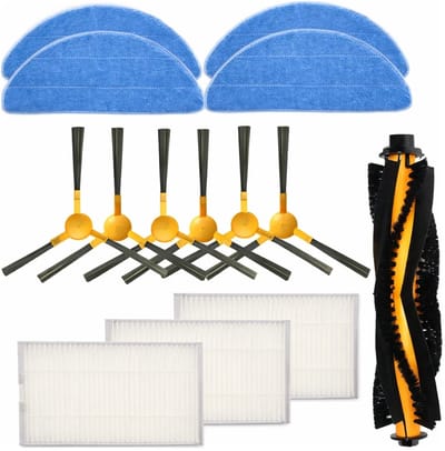 Propex Parts Vervangingsset - Compatible met Blaupunkt Bluebot XBOOST en Liectroux C30B - Robotstofzuigeronderdelen