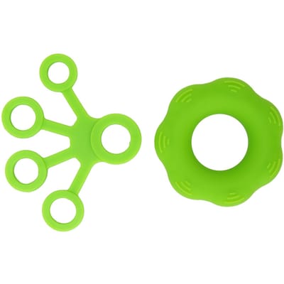 Vingerstrekker Handknijper Versterker Multifunctionele Flexibele Siliconen Vinger Oefenset voor green