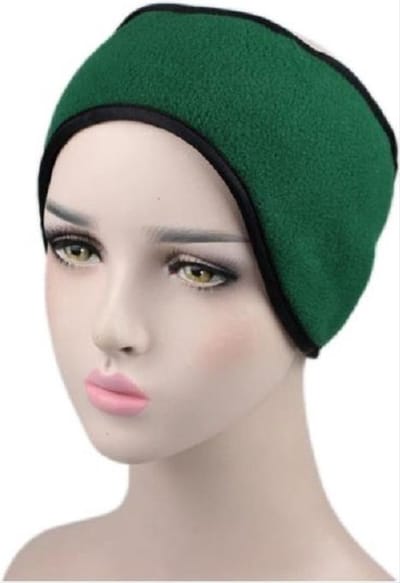 CHPN - Haarband - Hoofdband - Oorwarmer - Groen - Hippe haarband - Hippe hoofdband - Haaraccessoire - Fleeceband - Winteraccessoire - Sportband
