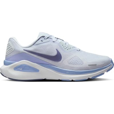 Nike Structure 26 Football Grey Aluminum Chaussures de Sport pour Femmes Bleu Blanc World-Indigo HJ1101004 37.5