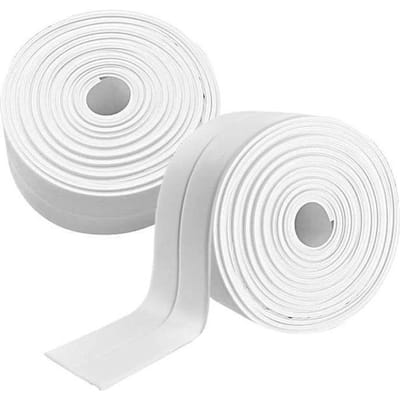 Joint Silicone - QIEDOVIEY - 2 Pièces - Beige - 22mm x 3.2m - Anti Moisissure beige