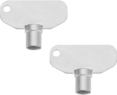 Dailygoody - campers sleutel - E3-5-15 - 2 stuks - buisvormige sleutel - 3 inkepingen - geschikt voor campers en aanhangwagens - zilver