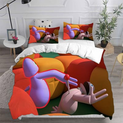 Spel Yeeps: Verstoppertje Beddengoed Sets Bedsprei Dekbed Dekbedovertrek Kussensloop 2-3 Delige Sets Kinderen Volwassenen Slaapkamer Decoratie EU Twin 135x200cm