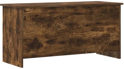 vidaXL - Opbergkist - Gerookt - eiken - 100 - x - 40 - x - 50 - cm - Bewerkt - hout