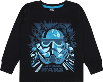 Zwart shirt met lange mouwen en Stormtrooper print