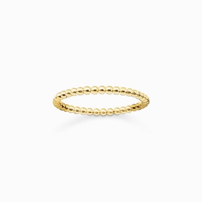 Thomas Sabo - TR2122-413-12-48 - Ring - Dames - 925er Zilver geel verguld - ringmaat 48