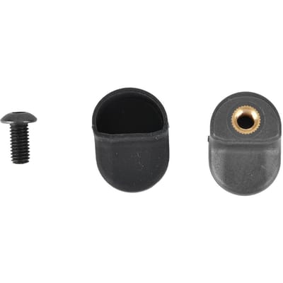 Crochet d'aile arrière durable et manchon en gel de silice pour trottinette électrique Xiaomi M365 Noir noir