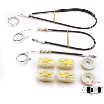 BWR836+BWR837 Kit de réparation de lève-vitre Porte avant pour Land Rover Freelander MK1 L314 LN 1997-2006 3/5 portes LR006372