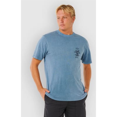 Rip Curl Search Icon T-shirt Met Korte Mouwen Blauw XL Man