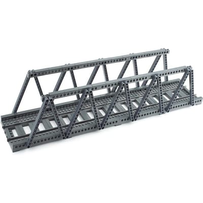 Stadstrein Bufferstop Onderdelen MOC Bouwstenen Creatieve Brug Leduo Assemblage Deeltjes Speelgoed voor Treinstation