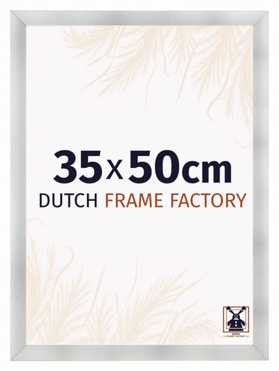 Fotolijst 35x50 cm - MDF - Aluminium Geborsteld - Praag