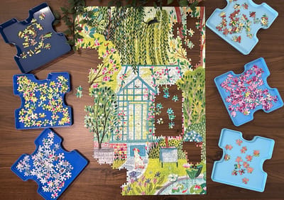 Jig & Puz Puzzel sorteerdozen - 6 stuks accessoires voor puzzels - 3+ jaar