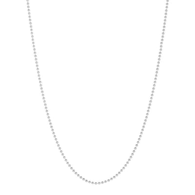 Fako Bijoux® - Bolletjes Ketting - Ball Chain - RVS - Stainless Steel - 1.5mm - 70cm - Zilverkleurig