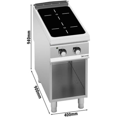 GGM Gastro Infrarotherd - 8 kW - 2 Kochfelder