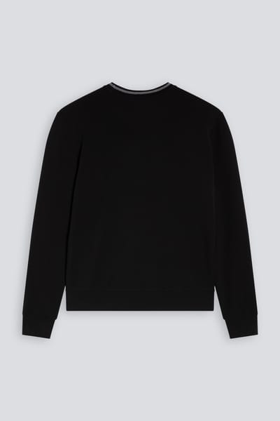 Sweatshirt Serie Felpa Stretch Zwart